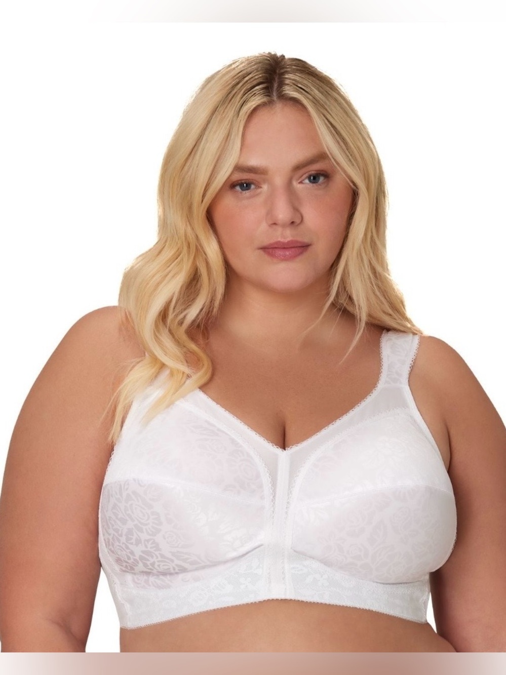 B02. Playtex (P4693) 18 Hour White Firm Support Bra